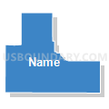 Census Tract 9602, Seward County, Nebraska (Solid Fill with Shadow)