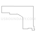 Census Tract 9636, Dodge County, Nebraska (Light Gray Border)