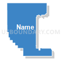 Census Tract 503, Washington County, Nebraska (Solid Fill with Shadow)