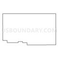 Census Tract 9650, Webster County, Nebraska (Light Gray Border)