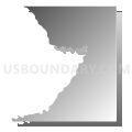 Census Tract 9705, Howard County, Nebraska (Gray Gradient Fill with Shadow)