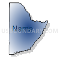 Census Tract 9706, Howard County, Nebraska (Radial Fill with Shadow)