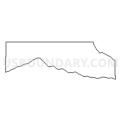 Census Tract 9758, Boyd County, Nebraska (Light Gray Border)