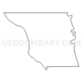 Census Tract 75.04, Douglas County, Nebraska (Light Gray Border)