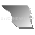 Census Tract 75.04, Douglas County, Nebraska (Gray Gradient Fill with Shadow)