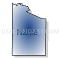 Census Tract 74.52, Douglas County, Nebraska (Radial Fill with Shadow)