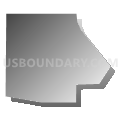 Census Tract 73.09, Douglas County, Nebraska (Gray Gradient Fill with Shadow)