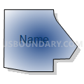 Census Tract 73.09, Douglas County, Nebraska (Radial Fill with Shadow)