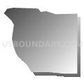 Census Tract 75.06, Douglas County, Nebraska (Gray Gradient Fill with Shadow)