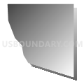 Census Tract 74.33, Douglas County, Nebraska (Gray Gradient Fill with Shadow)