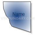 Census Tract 74.33, Douglas County, Nebraska (Radial Fill with Shadow)