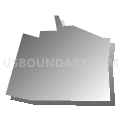 Census Tract 74.36, Douglas County, Nebraska (Gray Gradient Fill with Shadow)