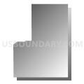 Census Tract 74.05, Douglas County, Nebraska (Gray Gradient Fill with Shadow)