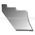 Census Tract 28, Douglas County, Nebraska (Gray Gradient Fill with Shadow)