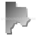 Census Tract 64, Douglas County, Nebraska (Gray Gradient Fill with Shadow)