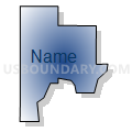 Census Tract 64, Douglas County, Nebraska (Radial Fill with Shadow)