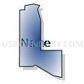Census Tract 61.02, Douglas County, Nebraska (Radial Fill with Shadow)