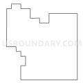 Census Tract 9652, Gage County, Nebraska (Light Gray Border)
