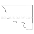 Census Tract 9717, Custer County, Nebraska (Light Gray Border)