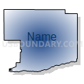 Census Tract 9691, Buffalo County, Nebraska (Radial Fill with Shadow)