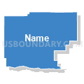 Census Tract 9690, Buffalo County, Nebraska (Solid Fill with Shadow)