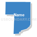 Census Tract 9694, Buffalo County, Nebraska (Solid Fill with Shadow)
