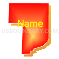 Census Tract 9694, Buffalo County, Nebraska (Bright Blending Fill with Shadow)