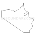 Census Tract 9702, White Pine County, Nevada (Light Gray Border)
