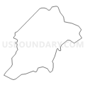 Census Tract 13, Atlantic County, New Jersey (Light Gray Border)