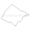 Census Tract 128.01, Atlantic County, New Jersey (Light Gray Border)