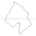 Census Tract 314.02, Warren County, New Jersey (Light Gray Border)