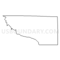 Census Tract 38.03, Bernalillo County, New Mexico (Light Gray Border)