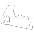 Census Tract 523.01, Rensselaer County, New York (Light Gray Border)