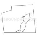 Census Tract 9706, Fulton County, New York (Light Gray Border)