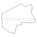 Census Tract 4110, Nassau County, New York (Light Gray Border)