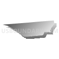 Census Tract 1458.03, Suffolk County, New York (Gray Gradient Fill with Shadow)