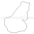 Census Tract 9506, Allegany County, New York (Light Gray Border)