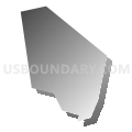 Census Tract 1233.01, Suffolk County, New York (Gray Gradient Fill with Shadow)