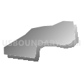 Census Tract 1587.11, Suffolk County, New York (Gray Gradient Fill with Shadow)