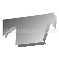 Census Tract 105, Putnam County, New York (Gray Gradient Fill with Shadow)