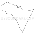 Census Tract 608.02, Franklin County, North Carolina (Light Gray Border)