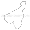 Census Tract 18.06, Durham County, North Carolina (Light Gray Border)