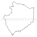 Census Tract 9301.02, Surry County, North Carolina (Light Gray Border)