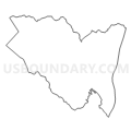 Census Tract 9308.02, Surry County, North Carolina (Light Gray Border)