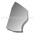Census Tract 105.03, Nash County, North Carolina (Gray Gradient Fill with Shadow)