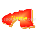 Census Tract 3.03, Wayne County, North Carolina (Bright Blending Fill with Shadow)