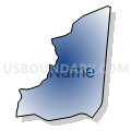 Census Tract 9.02, Wayne County, North Carolina (Radial Fill with Shadow)
