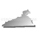 Census Tract 9705.02, Macon County, North Carolina (Gray Gradient Fill with Shadow)