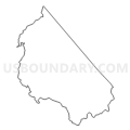 Census Tract 9601, Transylvania County, North Carolina (Light Gray Border)