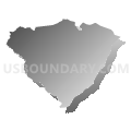 Census Tract 9602, Transylvania County, North Carolina (Gray Gradient Fill with Shadow)